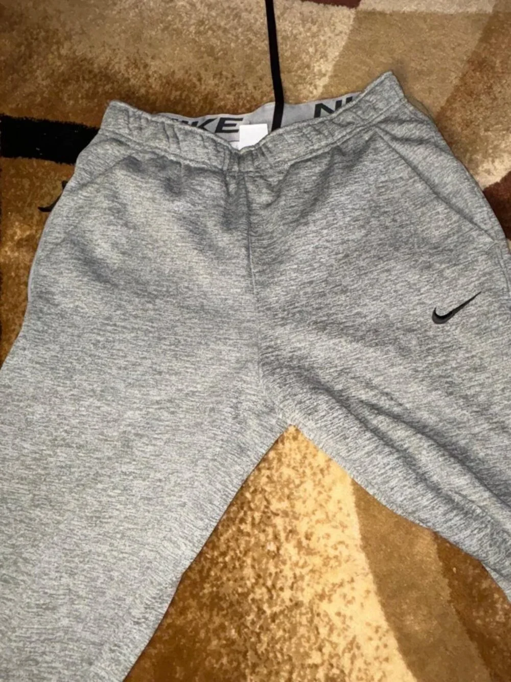 Nike Therma-Fit Sweatpants Men's Size Small Grey